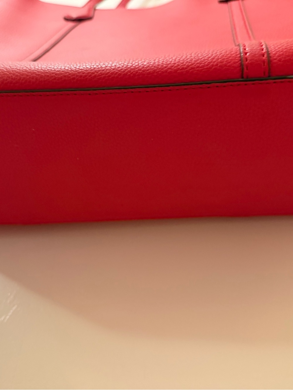 Tory Burch Red Perry Triple Compartment Tote EUC - Picture 9 of 9